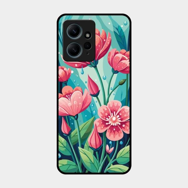 Tears of Spring Glass Case Cover For Redmi Note 12 4G
