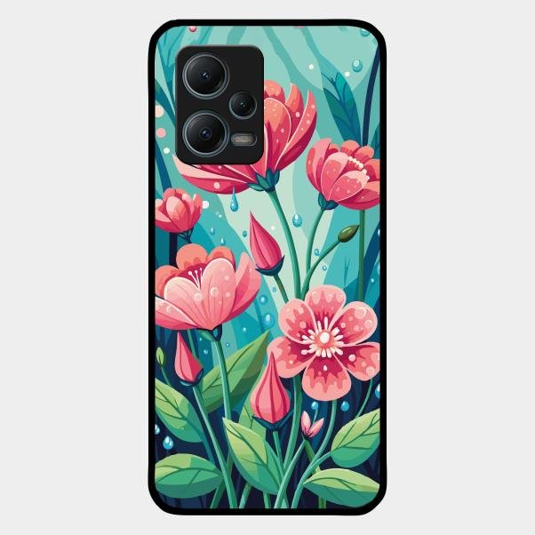 Tears of Spring Glass Case Cover For Redmi Note 12 5G