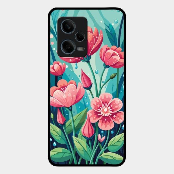 Tears of Spring Glass Case Cover For Redmi Note 12 Pro 5G