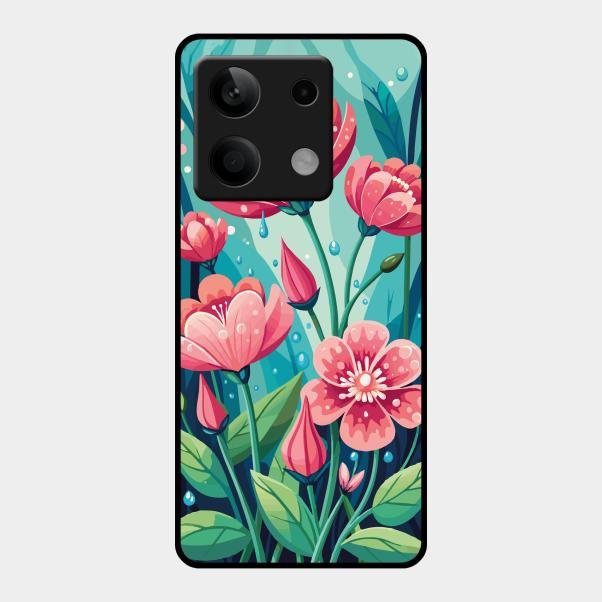 Tears of Spring Glass Case Cover For Redmi Note 13 5G
