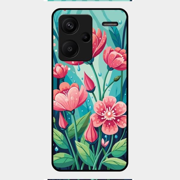 Tears of Spring Glass Case Cover For Redmi Note 13 Pro Plus 5G