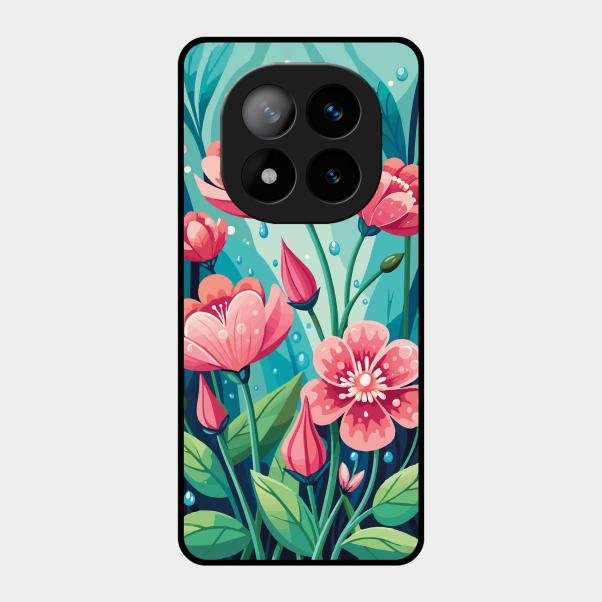 Tears of Spring Glass Case Cover For Redmi Note 14 Pro Plus 5G