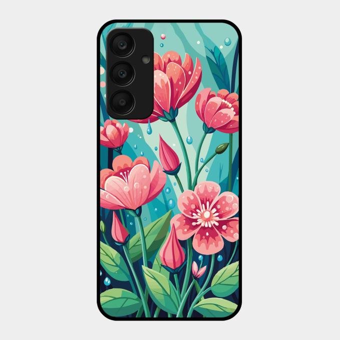 Tears of Spring Glass Case Cover For Samsung Galaxy A25 5G