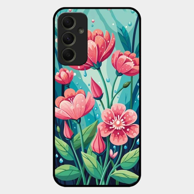 Tears of Spring Glass Case Cover For Samsung Galaxy A34 5G