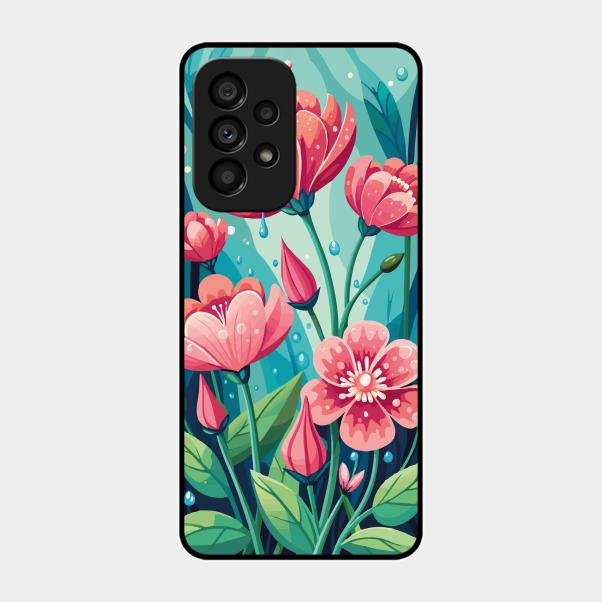 Tears of Spring Glass Case Cover For Samsung Galaxy A53 5G