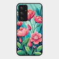 Tears of Spring Glass Case Cover For Samsung Galaxy A54 5G