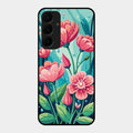Tears of Spring Glass Case Cover For Samsung Galaxy A55 5G