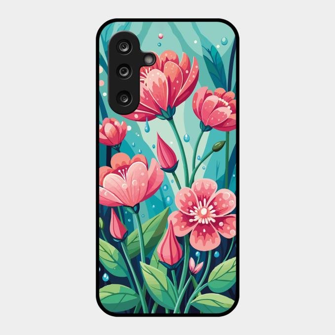 Tears of Spring Glass Case Cover For Samsung Galaxy F36 5G