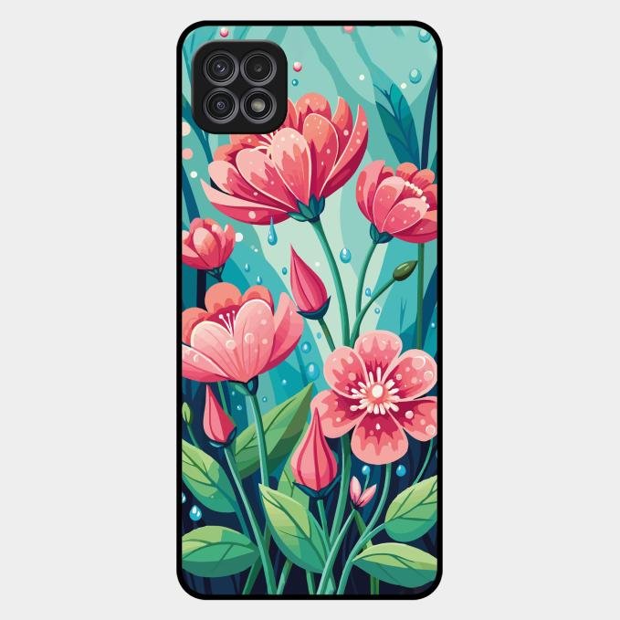 Tears of Spring Glass Case Cover For Samsung Galaxy F42 5G