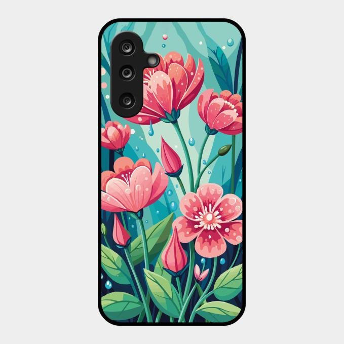 Tears of Spring Glass Case Cover For Samsung Galaxy M16 5G