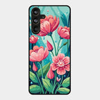 Tears of Spring Glass Case Cover For Samsung Galaxy M55 5G