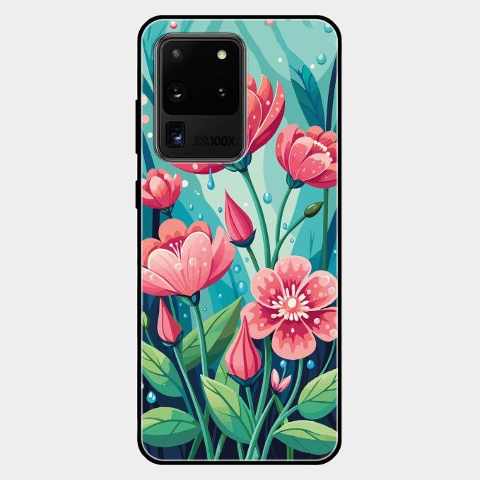 Tears of Spring Glass Case Cover For Samsung Galaxy S20 Ultra