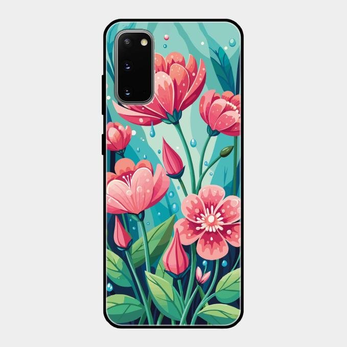 Tears of Spring Glass Case Cover For Samsung Galaxy S20