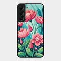 Tears of Spring Glass Case Cover For Samsung Galaxy S22 5G