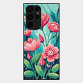 Tears of Spring Glass Case Cover For Samsung Galaxy S22 Ultra 5G