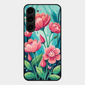 Tears of Spring Glass Case Cover For Samsung Galaxy S23 5G