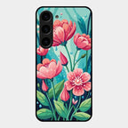 Tears of Spring Glass Case Cover For Samsung Galaxy S23 5G