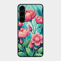 Tears of Spring Glass Case Cover For Samsung Galaxy S24 Plus 5G