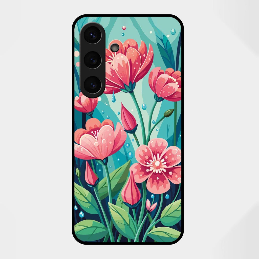 Tears of Spring Glass Case Cover For Samsung Galaxy S25 FE 5G