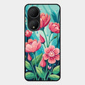 Tears of Spring Glass Case Cover For Vivo T2 5G