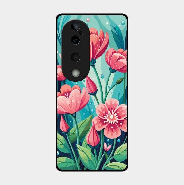 Tears of Spring Glass Case Cover For Vivo T3 Ultra