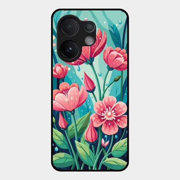 Tears of Spring Glass Case Cover For Vivo T4 Pro 5G