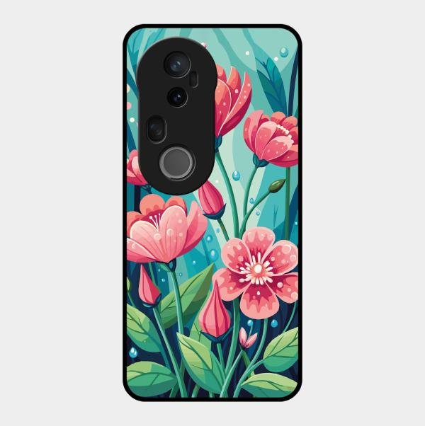 Tears of Spring Glass Case Cover For Vivo T4 Ultra 5G