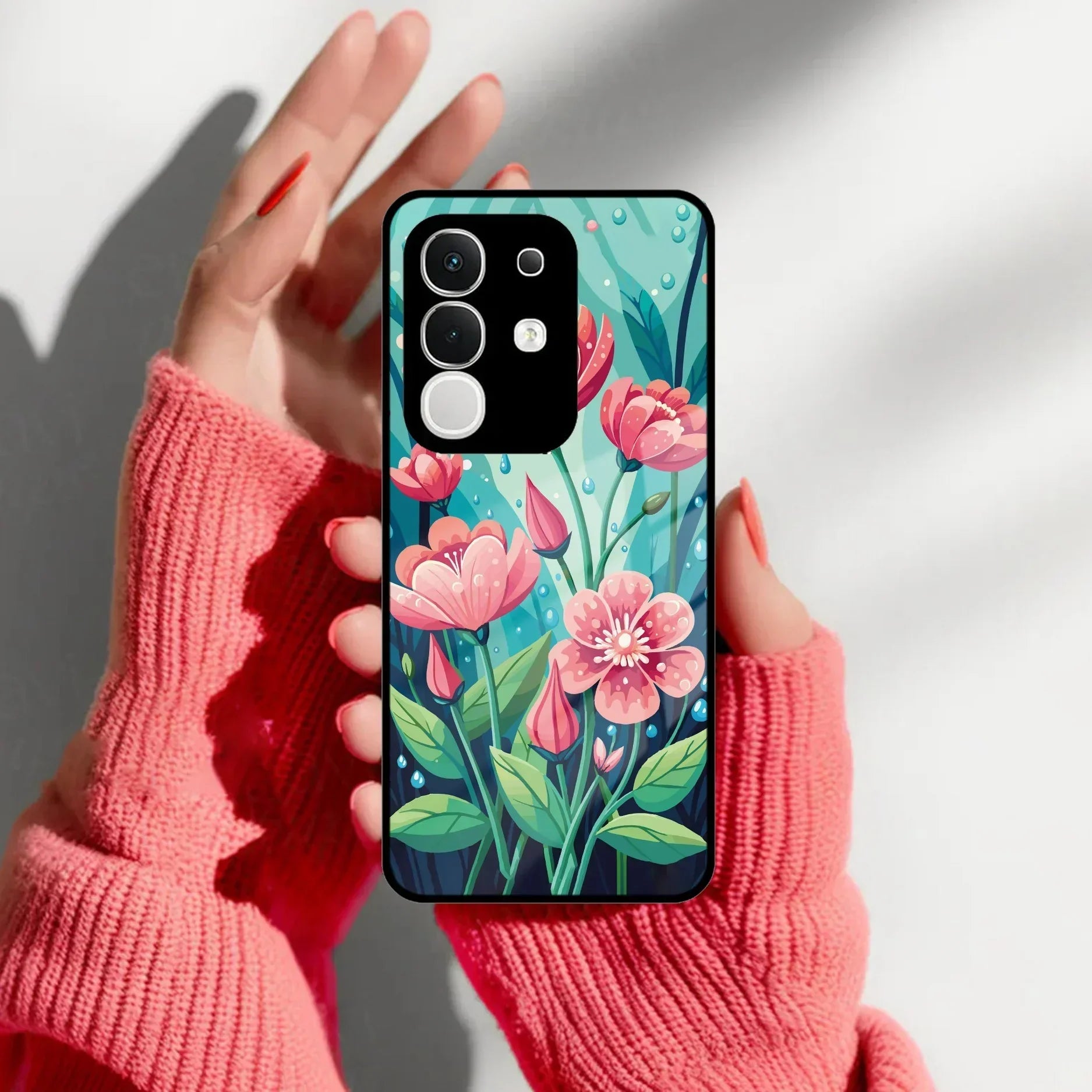 Tears of Spring Glass Case Cover For Vivo - ShopOnCliQ