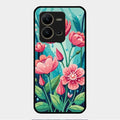 Tears of Spring Glass Case Cover For Vivo V25 5G