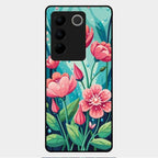 Tears of Spring Glass Case Cover For Vivo V27 Pro 5G