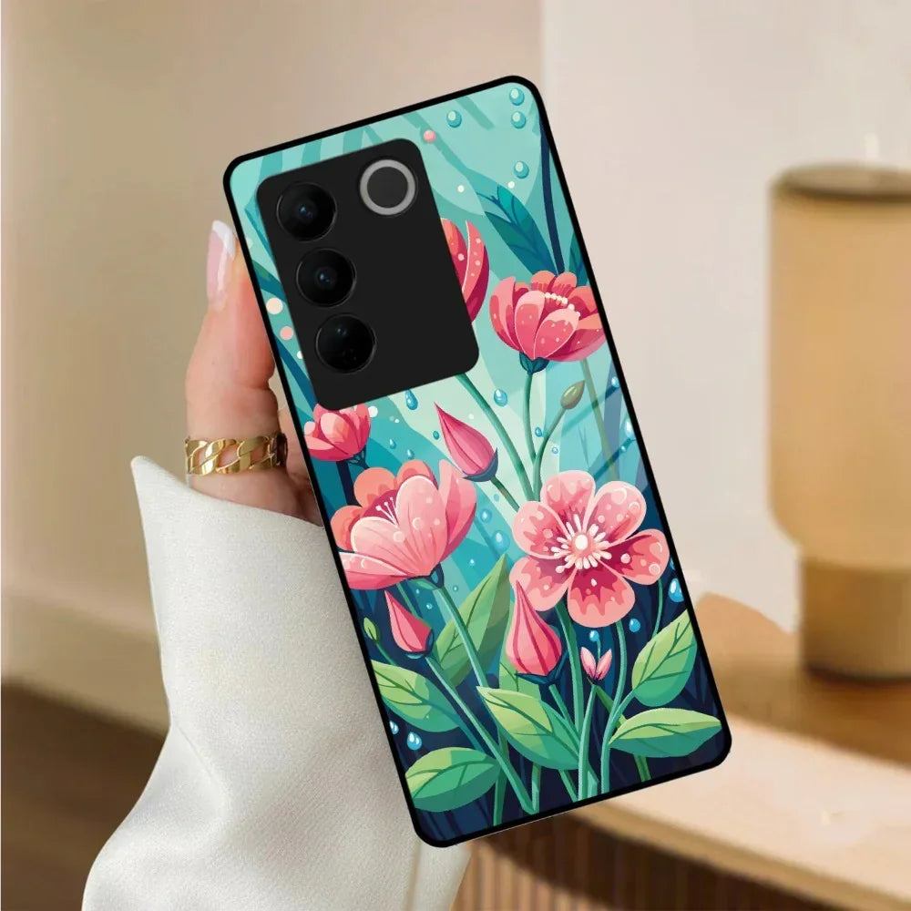 Tears of Spring Glass Case Cover For Vivo - ShopOnCliQ