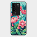 Tears of Spring Glass Case Cover For Vivo V29 5G