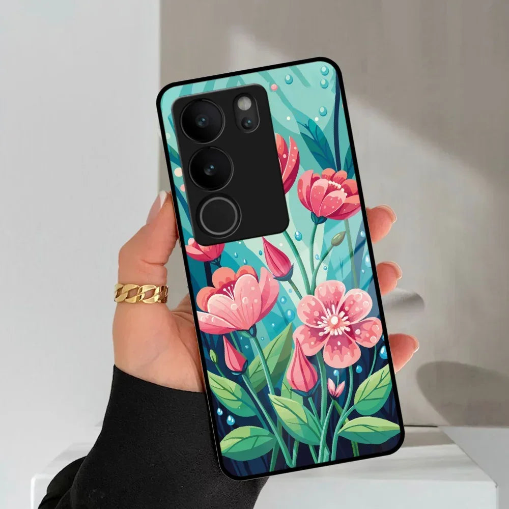 Tears of Spring Glass Case Cover For Vivo - ShopOnCliQ