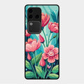 Tears of Spring Glass Case Cover For Vivo V30 Pro 5G