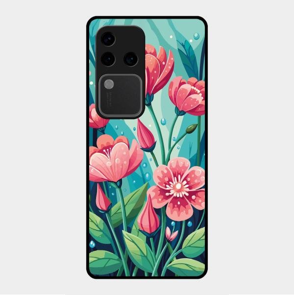 Tears of Spring Glass Case Cover For Vivo V30 Pro 5G