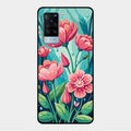 Tears of Spring Glass Case Cover For Vivo X60 5G