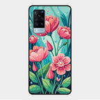 Tears of Spring Glass Case Cover For Vivo X60 5G