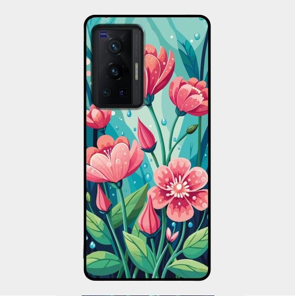 Tears of Spring Glass Case Cover For Vivo X70 Pro 5G