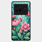Tears of Spring Glass Case Cover For Vivo X80 5G