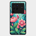 Tears of Spring Glass Case Cover For Vivo X80 Pro 5G