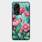 Tears of Spring Glass Case Cover For Vivo Y100A 5G