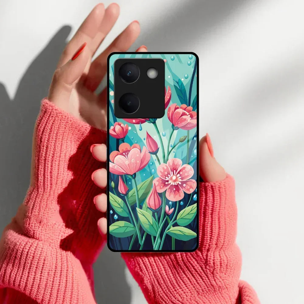 Tears of Spring Glass Case Cover For Vivo - ShopOnCliQ