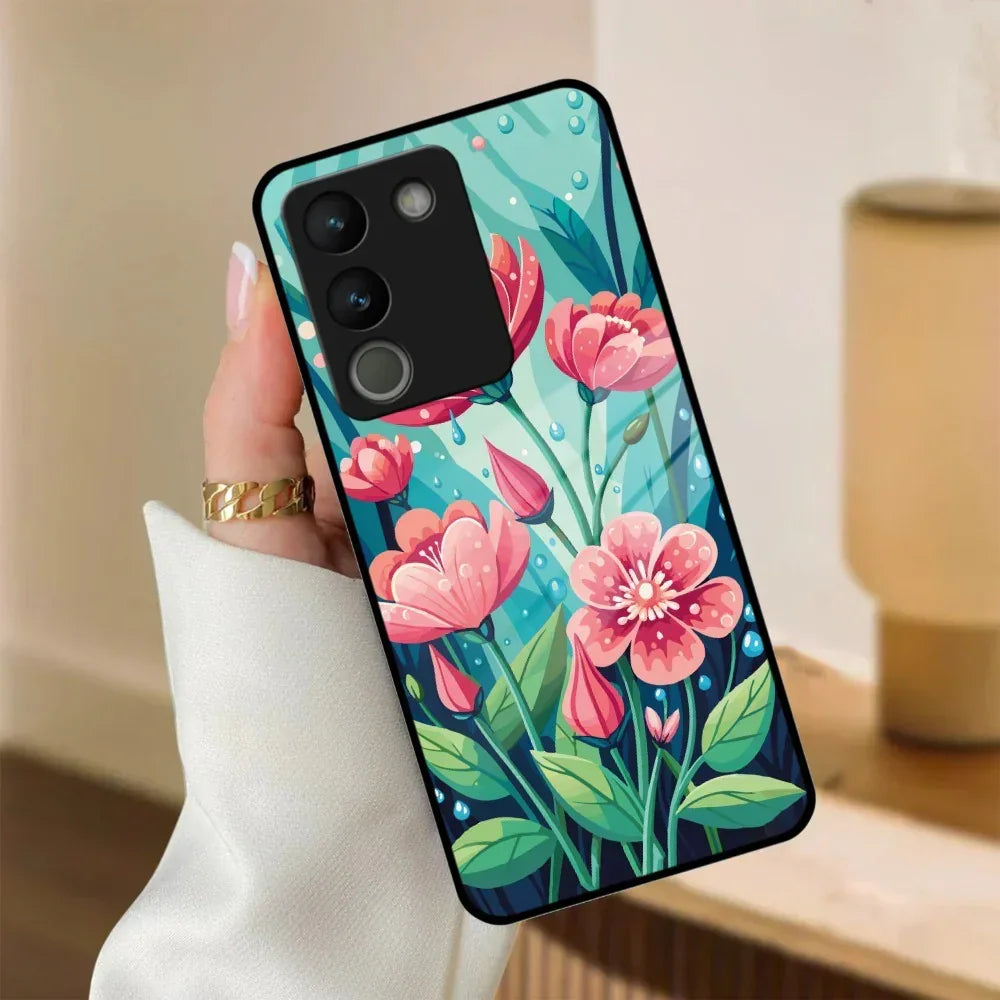 Tears of Spring Glass Case Cover For Vivo - ShopOnCliQ