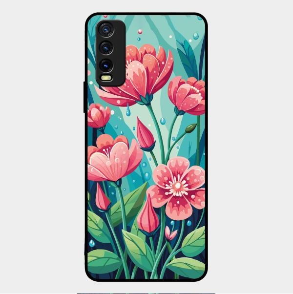 Tears of Spring Glass Case Cover For Vivo Y20T