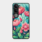 Tears of Spring Glass Case Cover For Vivo Y300 5G