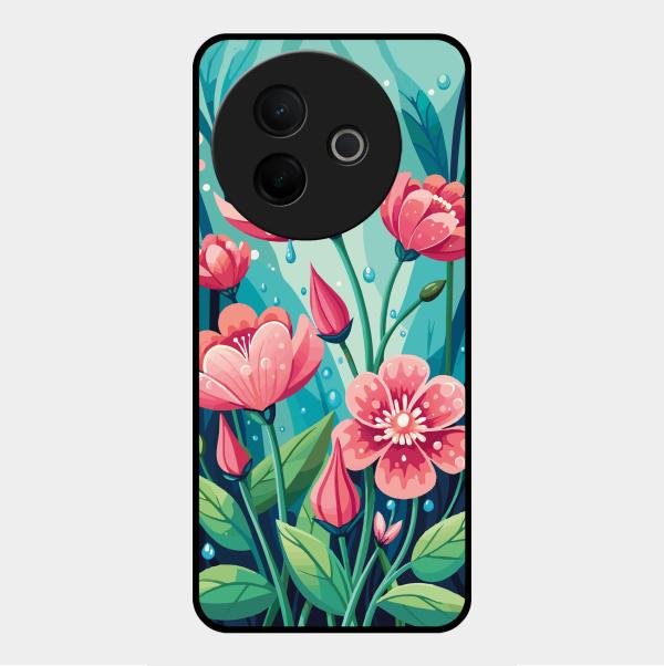 Tears of Spring Glass Case Cover For Vivo Y39 5G