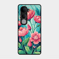 Tears of Spring Glass Case Cover For Vivo Y400 Pro 5G