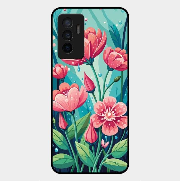 Tears of Spring Glass Case Cover For Vivo Y75 4G