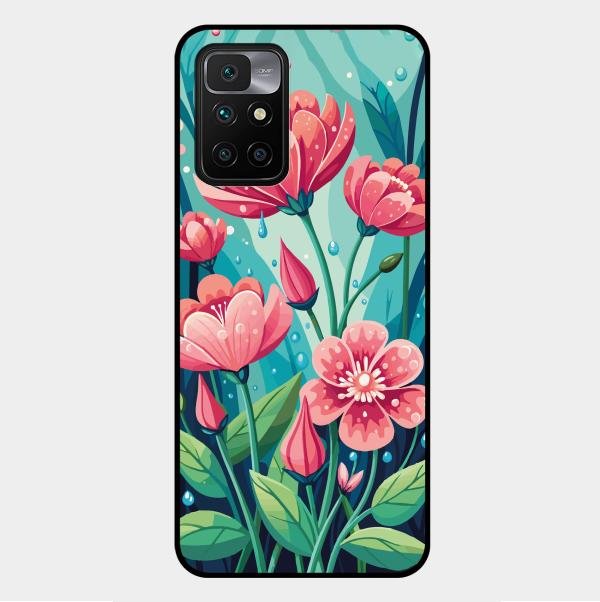 Tears of Spring Glass Case Cover For Xiaomi Redmi 10 Prime 2022