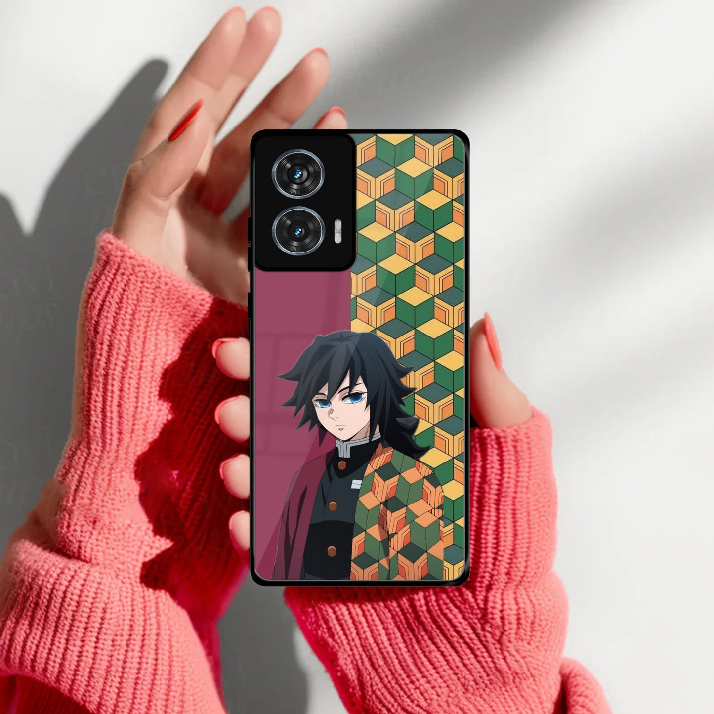 The Calm One Glass Case Cover For Motorola